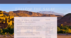 Desktop Screenshot of followthesalaf.com