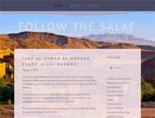 Tablet Screenshot of followthesalaf.com